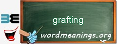 WordMeaning blackboard for grafting